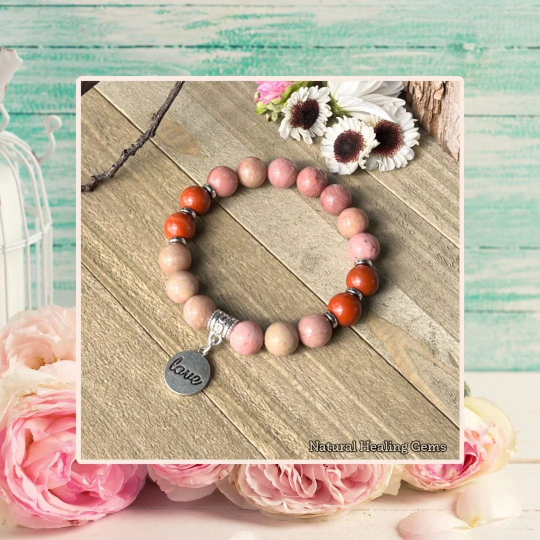rhodonite+red+jasper+love+